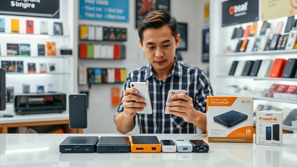 Nguồn sỉ sạc dự phòng cho cửa hàng